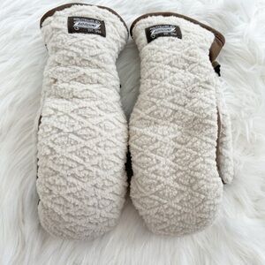 Gordini Cream Sherpa Mittens Womens med